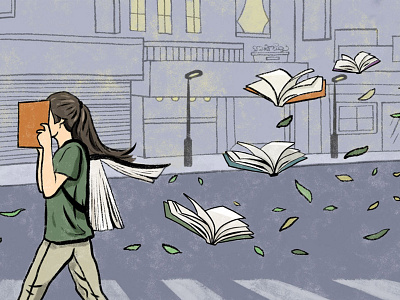Book Lover illustration