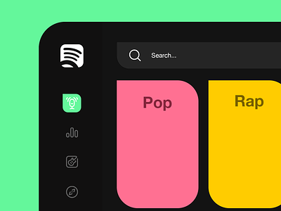 Spotify User Interface Redesign player spotify ui user interface