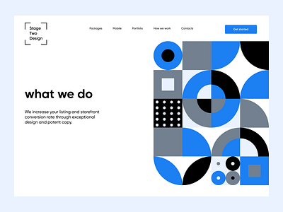 landing page for marketing company branding design figma graphic design illustration landing logo marketing typography ui ux