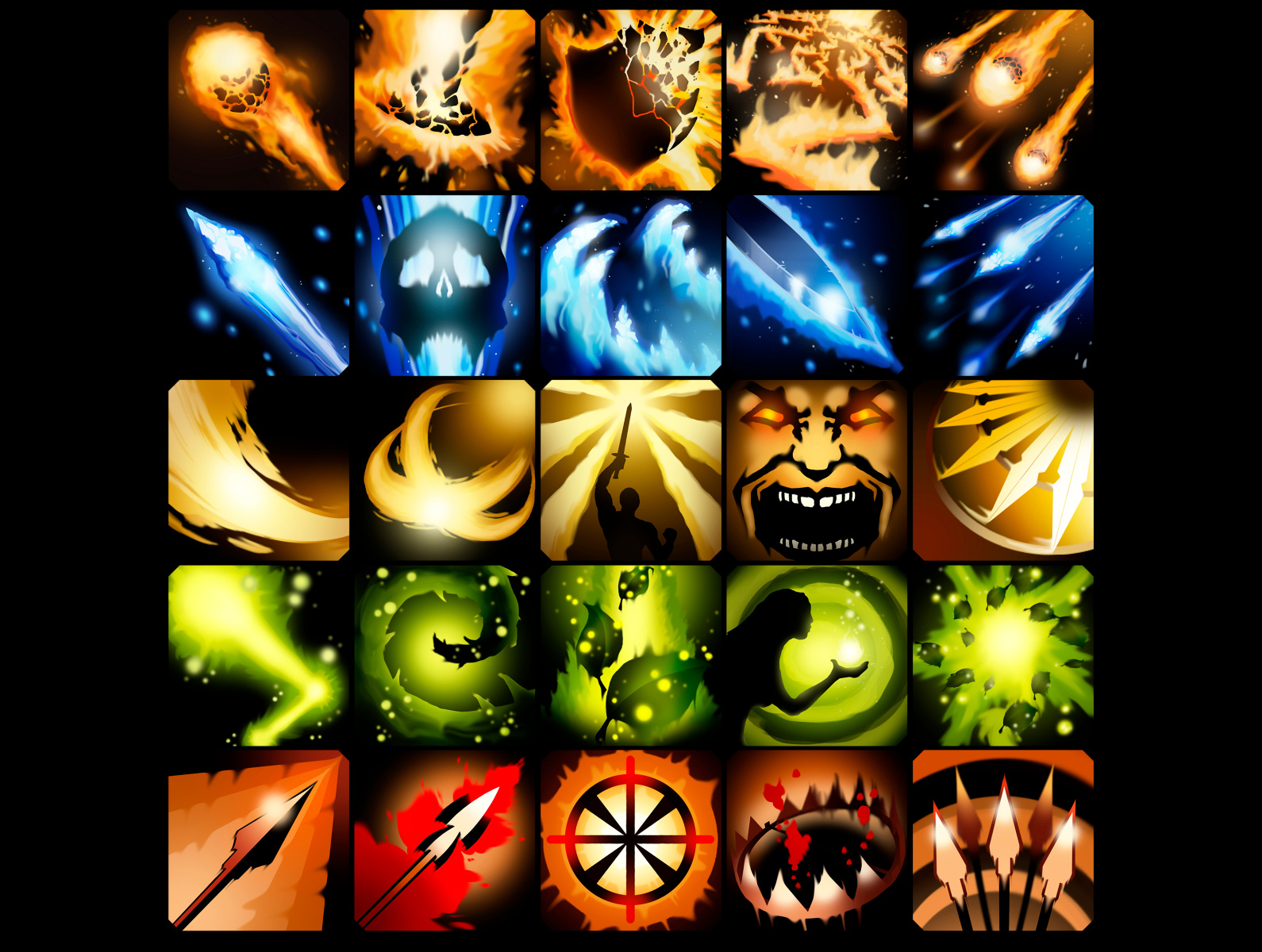 Game Graphics Ability icons by Anton Eremin on Dribbble