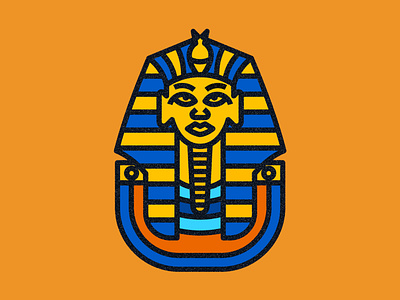 Tutankhamun animal badge cairo earth ecosystem egypt egyptian geometric illustration kingdom life lines mummy nature pharaoh preserve texture thick lines tutankhamun wildlife