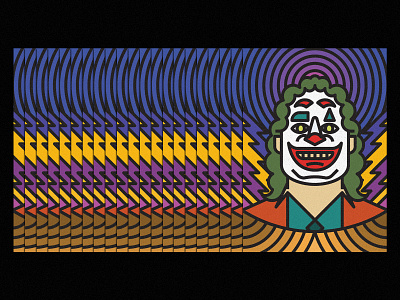 Joker batman clown dc dc comics dccomics design geometric icon illustration joker joker movie lines texture thick lines