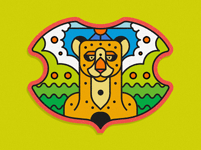 Cheetah animal badge animal design animal icon animal illustration animal logo design cheetah cheetah illustration colorful design digital illustration feline geometric illustration illustration art illustration design lines texture vector art vector graphics vector illustration