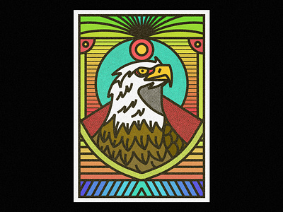 Haliaeetus Leucpcephalus art art print artist artwork digital art digital illustration eagle eagles homedecor illustration art poster poster a day poster challenge poster design print prints screen print society6 vector art