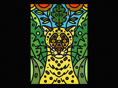Cheetah animal animal illustration artwork design digital art digital illustration ecosystem geometric illustration illustration art nature poster society6 texture thick lines vector art
