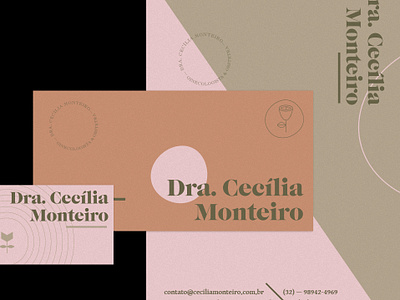 Dra. Cecília Monteiro brand brand and identity brandidentity design logo logotype print visualcommunication