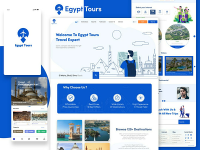 Egypt Tours | UI UX Web Design ui ux design