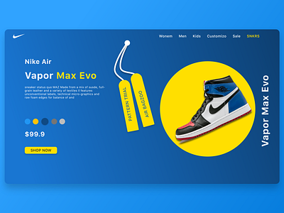 Nike E-Commerce Landing Page