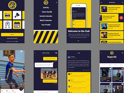 Download University Badminton App Mockup By Ben Bowden On Dribbble