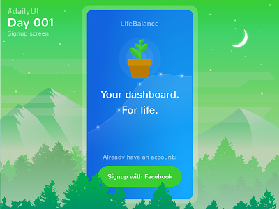 001 Signup - Lifebalance app