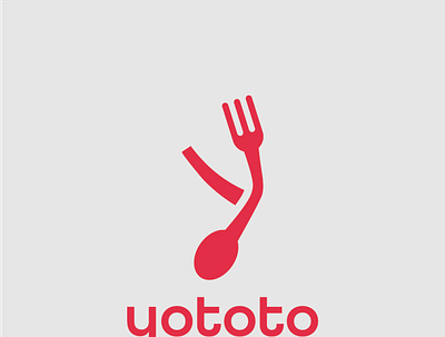 YOTOTO- restaurant logo app branding design graphic design icon logo typography vector
