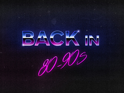 Back in 80-90s bojack horseman miami beach retro retro design retro vintage style typogaphy venice beach