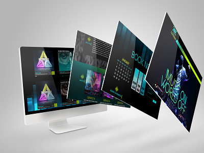 MUSIC DJ project branding design graphic design illustration logo ui uiux ux web xd