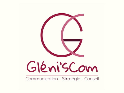 Logo Gléni'sCom illustrator illustrator cc logo logotype logotype design typography vector vectoriel