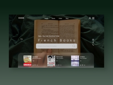 book store b.h bookreader books bookshop bookstor frenchbooks uidesign webdesign