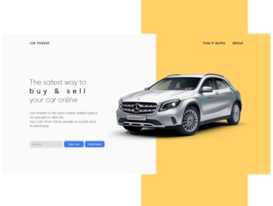 Redesign- buy and sell- car online