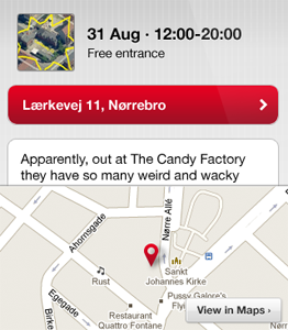 Event View event google maps iphone table view ui uitableview