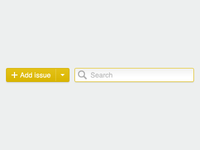 Button and search field
