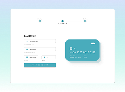 Credit Card Info Pages card credit card daily ui pages ui web design
