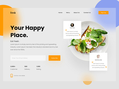 Restaurant Landing Page