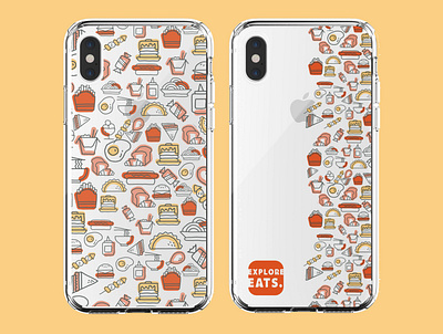 Explore Eats - iPhone Cases app app design design illustration iphone iphone case logo vector