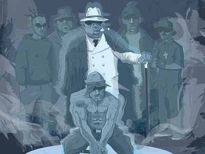 hiphopposter resized adobe adobe illustrator art art poster digitalart hip hop hiphop illustration illustrator tribute vector