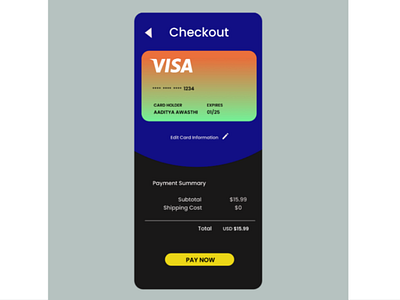 Credit Card Checkout