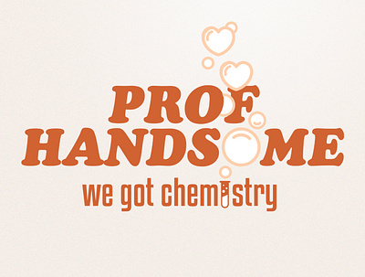 Prof Handsome chemistry design logo logos typography