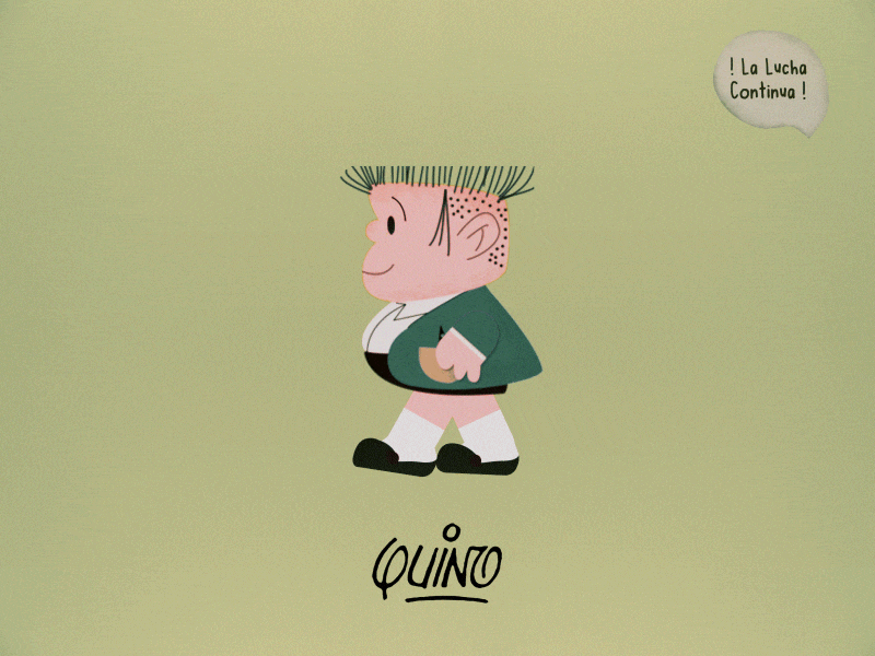 Quino - Walk Cycle Manolito aftereffects animation cartoon character moviment walk cycle