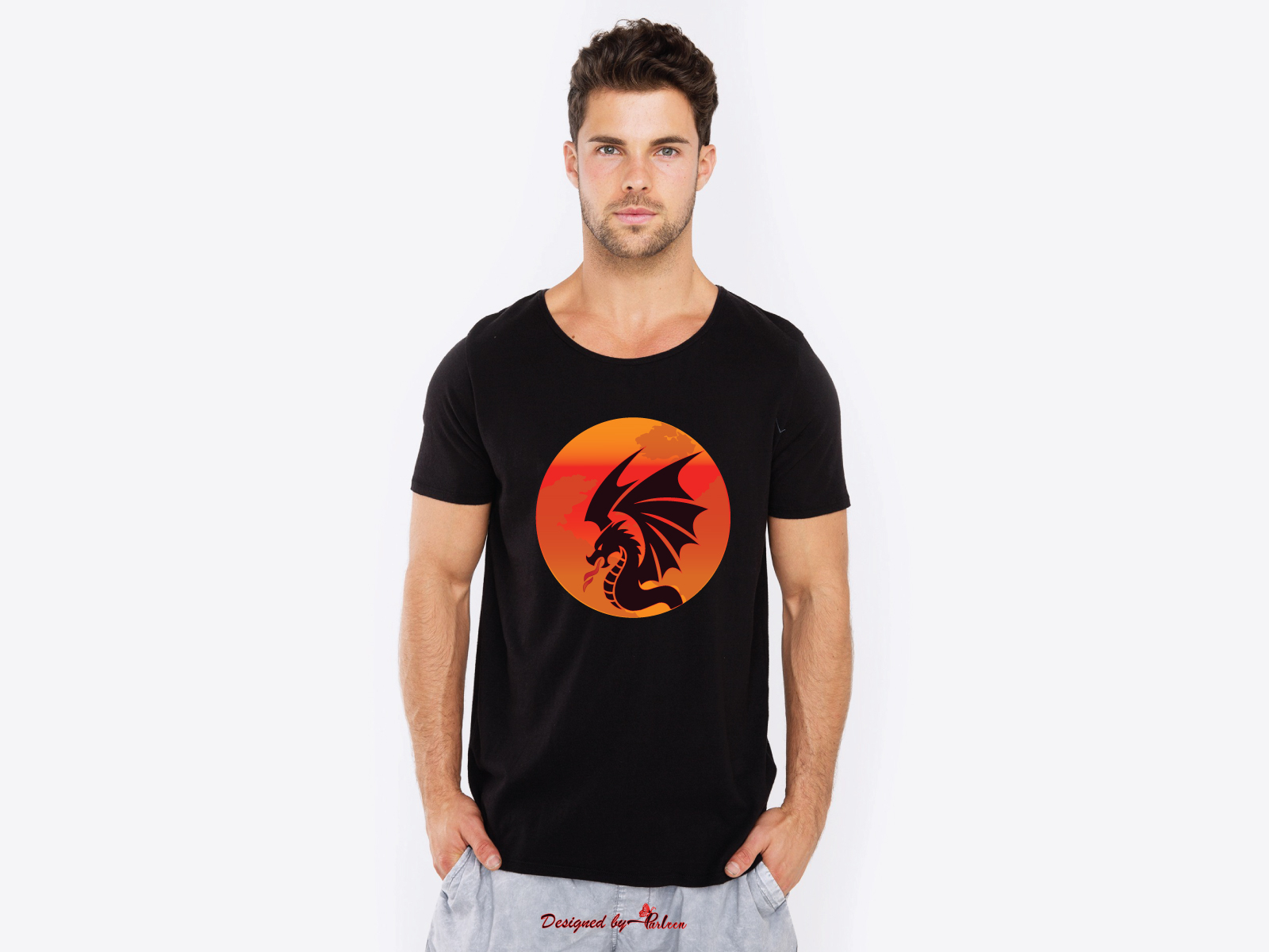 Dragon tshirt design by Parleen on Dribbble