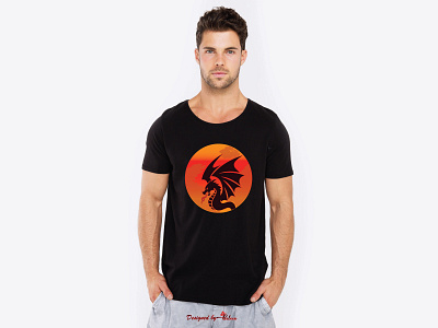 Dragon tshirt design