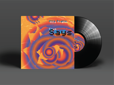 Nils Frahm - Says (Vinyl Cover) album design art music music cover nils frahm says vinyl vinyl cover