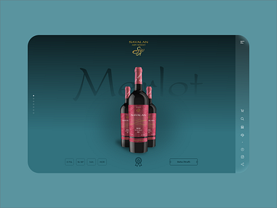 Wine Landing Page Concept for Savalan