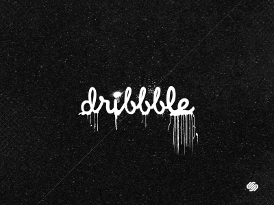 Dribbbbbbbbbbble black dribbble drips nyc spray squarespace texture white