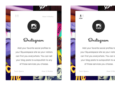 Service Cards cards icon instagram services social squarespace