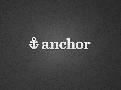 Anchor Logo anchor dark logo sentinel topographical type