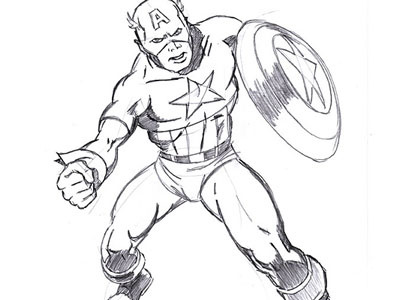 Captain America illustration