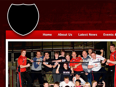 Wrestling Academy design red website wrestling