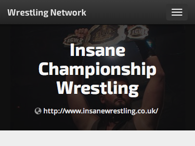 Wrestling Network mobile view black dark gray wrestling