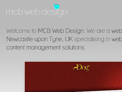 MCB Web Design home page refresh