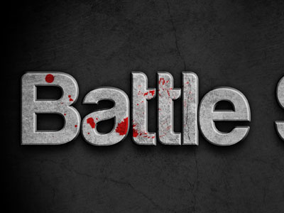 Battle... battle blood design grunge logo