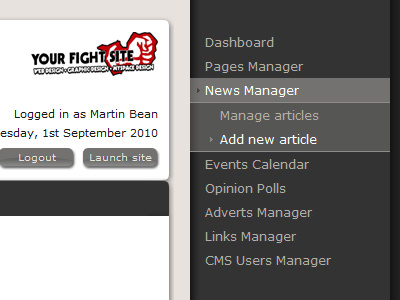 Your Fight Site CMS v2