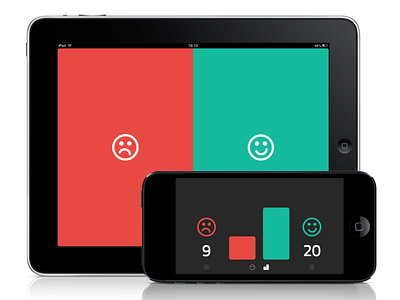 How do we measure happiness app chart fun happy ios ipad iphone measure ui