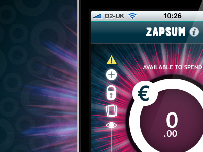 Zapsum mobile banking app 2 app banking iphone money ui