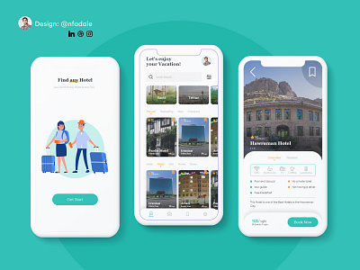 Designwich UI Challenge 002 – Villa Booking App