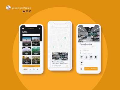 Coworking Space Booking App