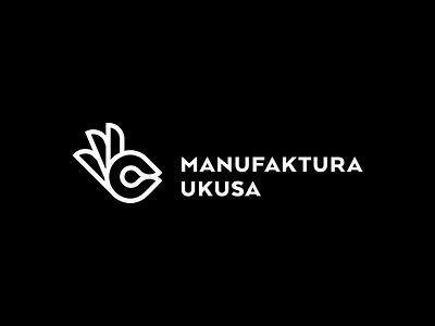 Manufaktura Ukusa Logo / Manufactury of Taste Logo bon appetit clean design hand logo logo design manufacture minimal ok sans serif sans serif font simple taste typography