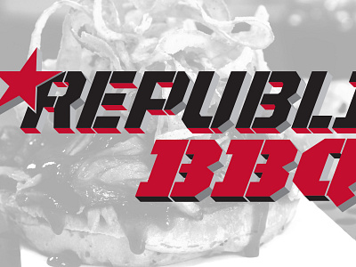 REPUBLIC BBQ barbeque bbq food futuristic houston nba oblique restaurant rockets star texas