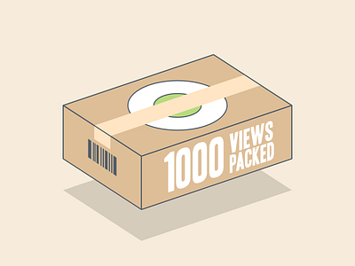 1000 views behance factory illustration print views