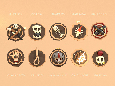 Badges for a game